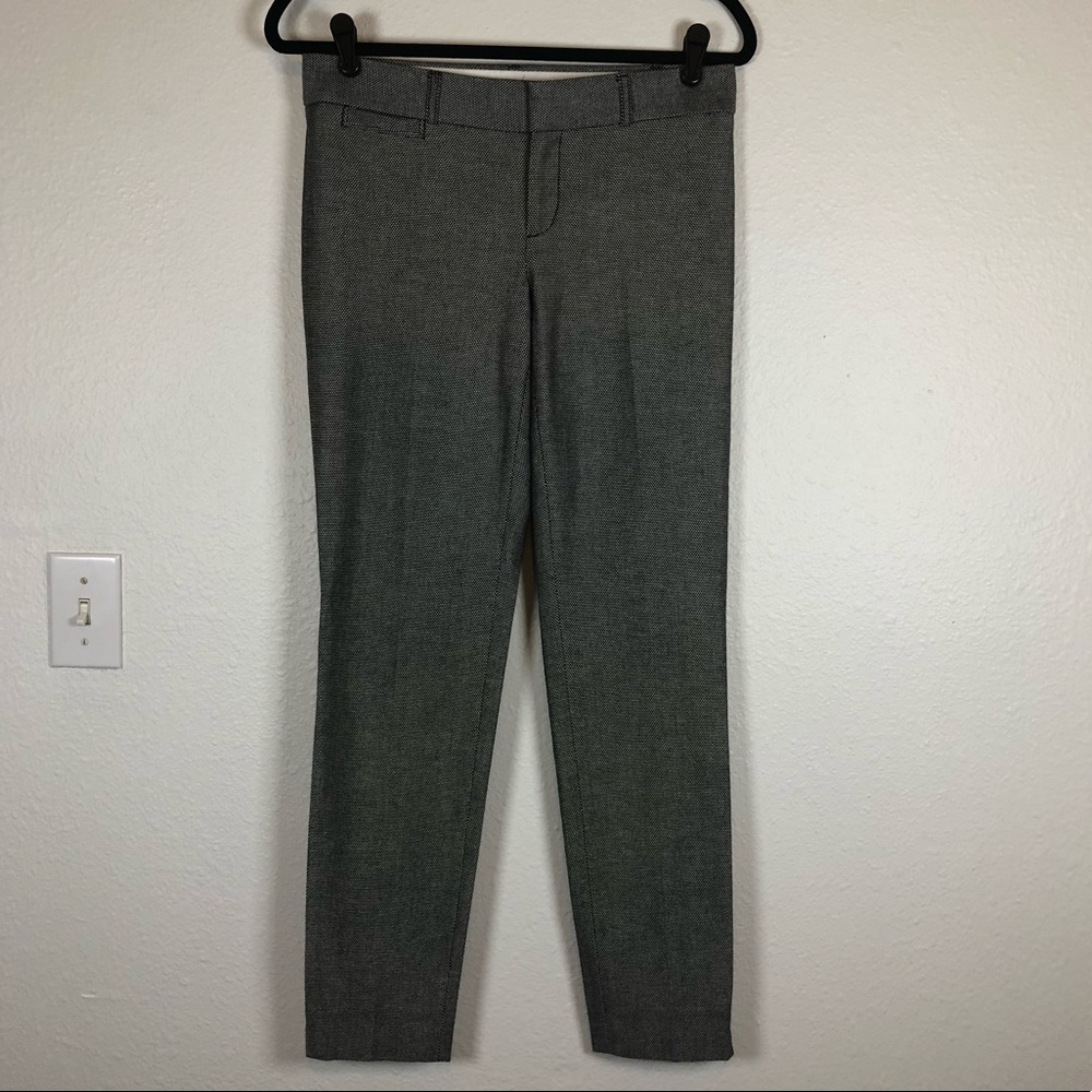 Banana Republic black white Sloan cropped pants 2 - Picture 5 of 8